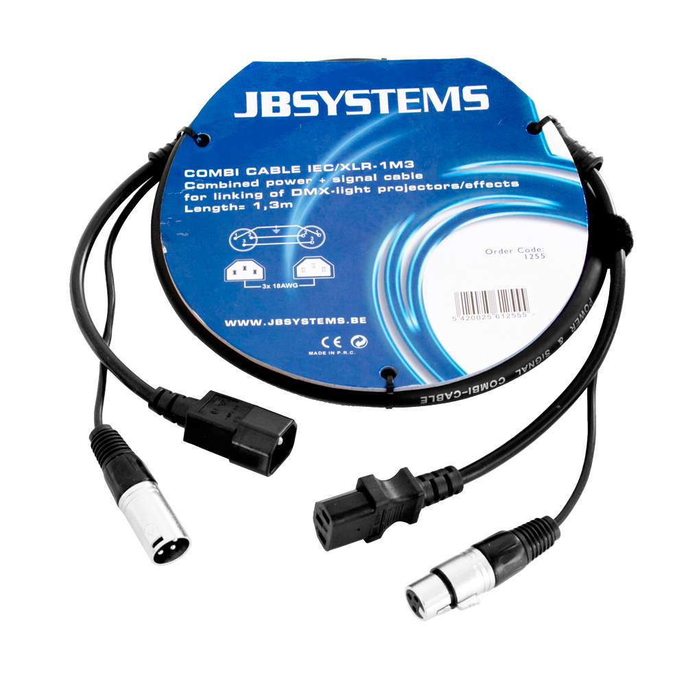 Combi IEC Cable COMBI IECXLR-1M3